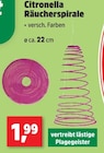 Aktuelle Ungezieferschutz Angebote bei Thomas Philipps in Dresden Aktuelles Citronella Räucherspirale Angebot bei Thomas Philipps in Dresden ab 1,99 €