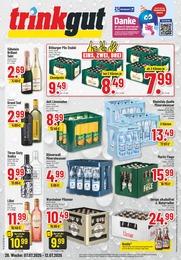 Trinkgut Prospekt für Willich mit 6 Seiten Trinkgut Prospekt für Willich: "Aktuelle Angebote", 6 Seiten, 07.07.2025 - 12.07.2025