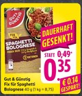 Aktuelles Fix für Spaghetti Bolognese Angebot bei E center in Trier ab 0,35 €