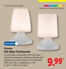 LED-Akku-Tischleuchte von Livarno im aktuellen Lidl Prospekt für 9,99 €