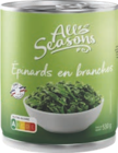 Épinards en branches - ALL SEASONS en promo chez Aldi Épinards en branches - ALL SEASONS dans le catalogue Aldi