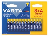 Longlife Power Batterien AAA/AA Angebote von Varta bei Lidl Wuppertal für 4,99 €