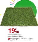 Promo Coupon gazon Fabulous à 19,90 € dans le catalogue Mr. Bricolage à Ruoms