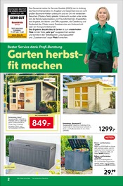 Garten Aufbewahrung im BayWa Bau- und Gartenmärkte Prospekt in Würzburg Aktueller BayWa Bau- und Gartenmärkte Prospekt mit Garten Aufbewahrung, "Hier bin ich gern", Seite 2