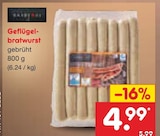 Aktuelles Geflügelbratwurst Angebot bei Netto Marken-Discount in Bremen ab 4,99 €