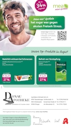 Apotheken Prospekt von mea - meine apotheke in Obermarchtal Aktueller mea - meine apotheke Apotheken Prospekt für Obermarchtal: Unsere August-Angebote mit 4} Seiten, 01.08.2026 - 31.08.2026