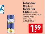 Gorbatschow Mixed oder Havana Club & Cola Angebote bei famila Nordost Nauen für 1,99 €