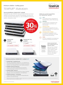 Matratze im hofmeister Prospekt "GROSSER TEMPUR® SONDERVERKAUF" mit 8 Seiten (Stuttgart)