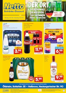 Netto Marken-Discount Prospekt DER ORT, AN DEM DU IMMER AUSGEZEICHNETE PREISE FINDEST. mit 2 Seiten
