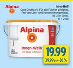 Innen-Weiß im Angebot bei diska in Hof Innen-Weiß Angebote von Alpina bei diska Hof für 19,99 €