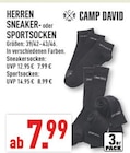 HERREN SNEAKER- oder SPORTSOCKEN Angebote von CAMP DAVID bei Marktkauf Bielefeld für 7,99 €