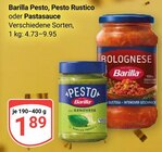 Pesto im Angebot bei GLOBUS in Gera Pesto Angebote von Barilla bei GLOBUS Gera für 1,89 €