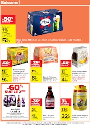 Offre Bière Belge dans le catalogue Carrefour du moment à la page 72