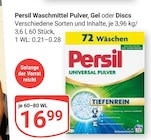 GLOBUS Simmern - Waschmittel Pulver, Gel oder Discs Angebot im Prospekt Waschmittel Pulver, Gel oder Discs bei GLOBUS im Simmern Prospekt für 16,99 €