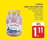 Joghurt oder Joghurt mild bei EDEKA im Lohr Prospekt für 1,11 €