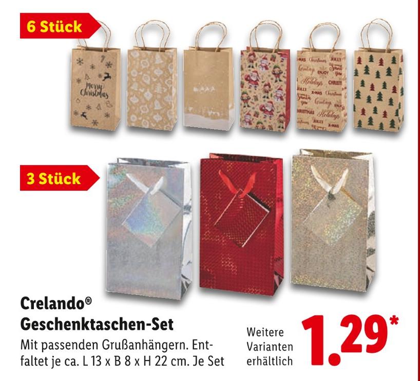 Geschenktaschen-Set