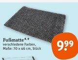 Fußmatte von  im aktuellen tegut Prospekt für 9,99 €