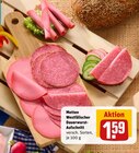 Aktuelles Westfälischer Dauerwurst-Aufschnitt Angebot bei REWE in Recklinghausen ab 1,59 €