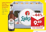 Aktuelles Lübzer Premium Pils oder Naturradler Grapefruit Angebot bei Netto Marken-Discount in Chemnitz ab 9,49 €