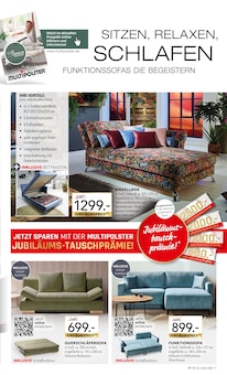 Couch im Multipolster Prospekt "JUBILÄUMS-ENDSPURT" mit 26 Seiten (Fürth)