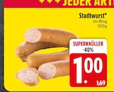 Stadtwurst im Angebot bei EDEKA in Augsburg Stadtwurst Angebote bei EDEKA Augsburg für 1,00 €