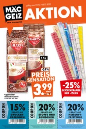 Mäc-Geiz Prospekt der aktuellen Woche, gültig von 02.10.2023 bis 08.10.2023 Aktueller Mäc-Geiz Prospekt "Dein Discounter!" mit 10 Seiten