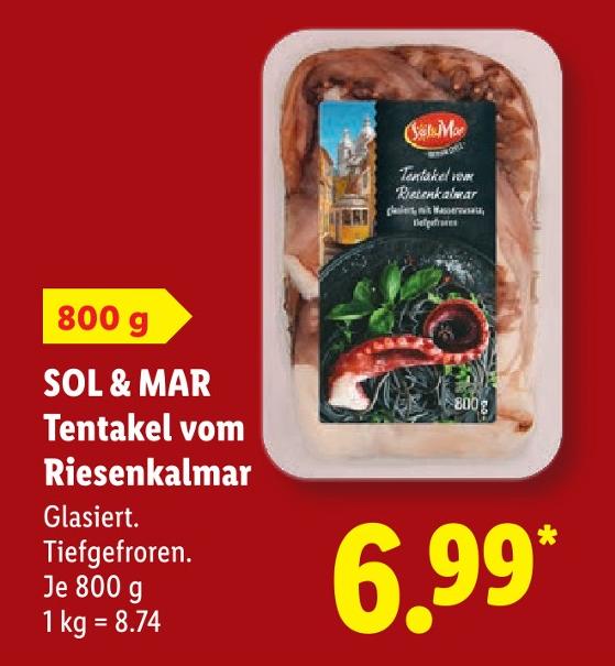 Tentakel vom Riesenkalmar