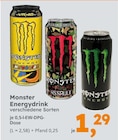 Energydrink im Angebot bei Globus-Baumarkt in Pirmasens Energydrink Angebote von Monster bei Globus-Baumarkt Pirmasens für 1,29 €