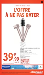 Prix et réduction Sèche-Cheveux dans le prospectus Intermarché Super en cours Offre Sèche-Cheveux dans le catalogue Intermarché Super du moment à la page 47