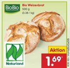 Bio Weizenbrot Angebote von BioBio bei Netto Marken-Discount Troisdorf für 1,69 €