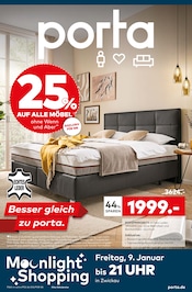 Aktueller porta Möbel Möbel & Einrichtung Prospekt in Werdau und Umgebung, "Besser gleich zu porta." mit 24 Seiten, 04.01.2026 - 17.01.2026