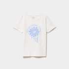 T-shirt manches courtes coton ivoire fille dans le catalogue La Halle