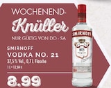 Vodka No. 21 im Angebot bei EDEKA in Voerde Vodka No. 21 Angebote von Smirnoff bei EDEKA Voerde für 8,99 €