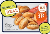 Aktuelle Brot Angebote bei tegut in Jena Aktuelles Weizenbrötchen Angebot bei tegut in Jena ab 1,50 €