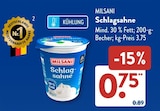 Schlagsahne von Milsani im aktuellen ALDI SÜD Prospekt für 0,75 €