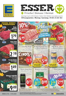 EDEKA Prospekt der Woche "Aktuelle Angebote" Seite 1, 27.10.2025 bis 31.10.2025 für Erkelenz Aktueller EDEKA Prospekt "Aktuelle Angebote" Seite 1 von 24 Seiten für Erkelenz