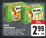 Katzennahrung Angebote von kitekat bei E center Freital für 2,99 €