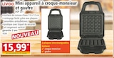 Mini appareil à croque-monsieur et gaufre - Livoo dans le catalogue Norma