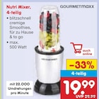 Nutri Mixer 4-teilig Angebote von Gourmetmaxx bei Netto Marken-Discount Siegen für 19,99 €