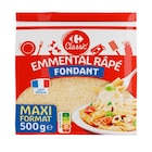 Emmental râpé "Maxi Format" à Carrefour dans Saint-Jacques-des-Blats