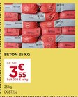 Gedimat Strasbourg - Promo BETON 25 KG Promo BETON 25 KG à 3,55 € dans le catalogue Gedimat à Strasbourg
