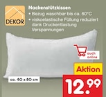 Nackenstützkissen Angebote von DEKOR bei Netto Marken-Discount Freiberg für 12,99 €