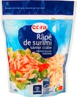 Promo Râpé de surimi saveur crabe à 2,14 € dans le catalogue Cora à Lugrin
