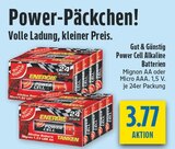 Power Cell Alkaline Batterien Mignon AA Angebote von Gut & Günstig bei diska Coburg für 3,77 €