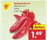 Aktuelles Spitzpaprika rot Angebot bei Netto Marken-Discount in Erfurt ab 1,49 €