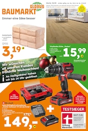 Aktueller Globus-Baumarkt Baumärkte Prospekt in Wolfsburg und Umgebung, "Immer eine Idee besser" mit 11 Seiten, 21.12.2025 - 27.12.2025