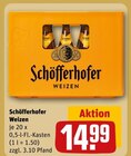 Weizen Angebote von Schöfferhofer bei REWE Griesheim für 14,99 €