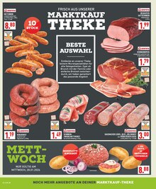 Wurst im Marktkauf Prospekt "Aktuelle Angebote" mit 22 Seiten (Recklinghausen)