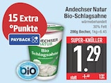 Bio-Schlagsahne im Angebot bei E center in Rosenheim Bio-Schlagsahne Angebote von Andechser Natur bei E center Rosenheim für 1,29 €