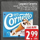 Cornetto Angebote von Langnese bei E center Castrop-Rauxel für 2,99 €